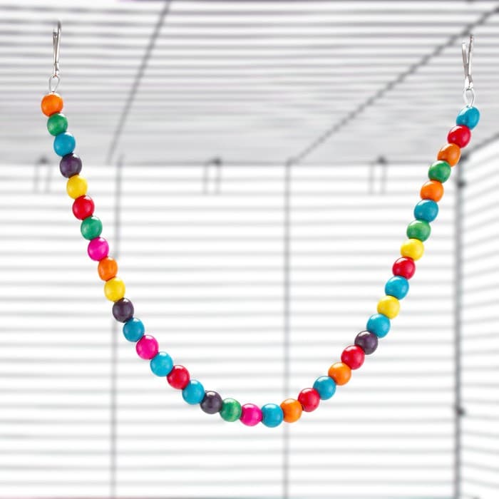 Игрушка для птиц, 50 см, цвет МИКс