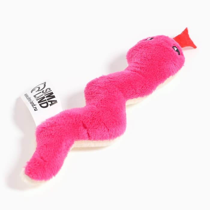 Мягкий магнит «Змея», 11 см, цвет МИКС