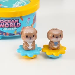 Сувенир музыкальный механический магнитный «Суслики», 12.2×12.2×11.5 см