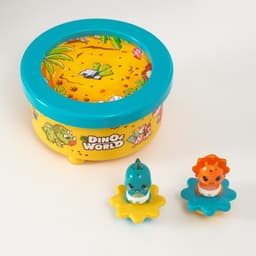 Сувенир музыкальный механический магнитный «Динозавры», 12.2×12.2×11.5 см