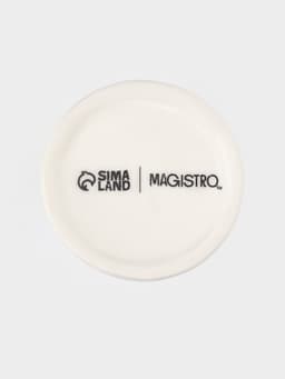 Ваза для цветов Magistro «Бланш», 5.6×21.4 см, фарфор, белая