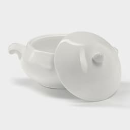 Супница Magistro «Бланш», 600 мл, 20.5×15 см, фарфор, белая