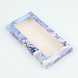 Коробка для шоколада «Новогодних чудес», с окном, 17×8.5×1.5 см