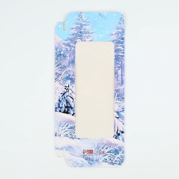 Коробка для шоколада «Новогодних чудес», с окном, 17×8.5×1.5 см