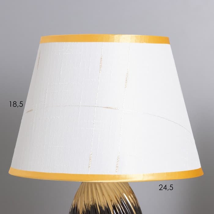 Лампа настольная «София» 1×40 Вт Е14 черный/золото 24×24×40 см