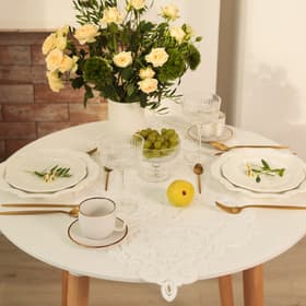 Дорожка на стол «Этель» ажурная, 40×90 см