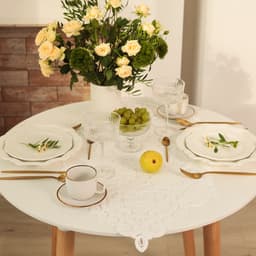 Дорожка на стол «Этель» ажурная, 40×90 см