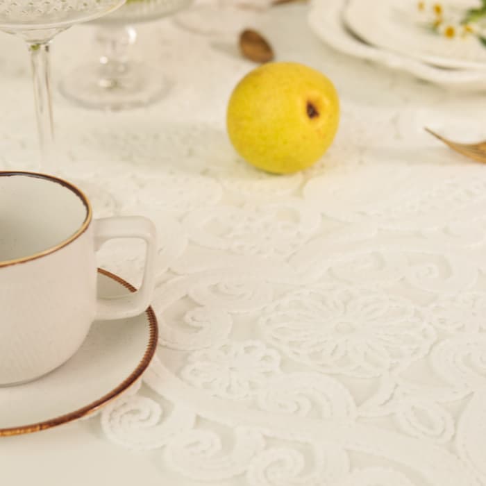 Дорожка на стол «Этель» ажурная, 40×90 см