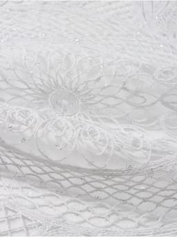 Дорожка на стол «Этель» ажурная, 40×90 см, белая