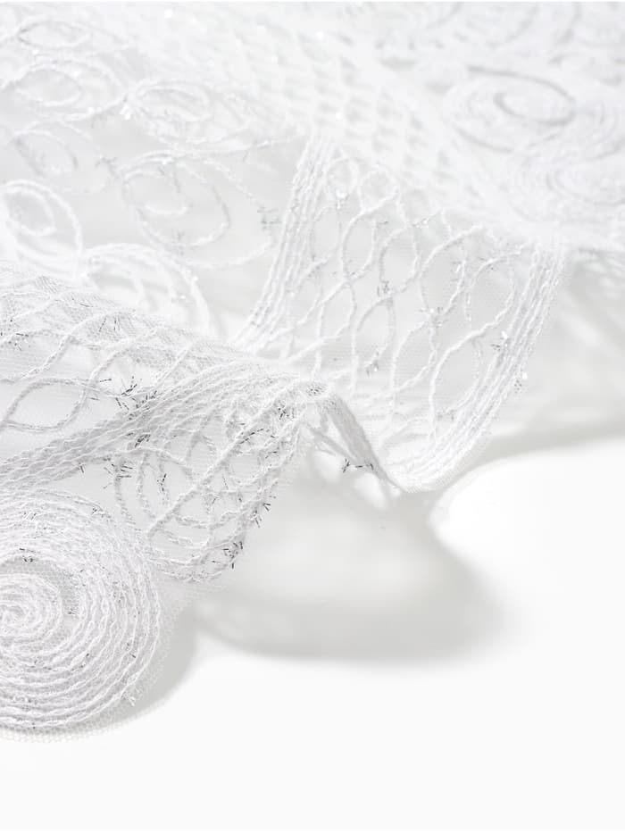Дорожка на стол «Этель» ажурная, 40×90 см, белая