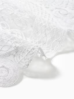 Дорожка на стол «Этель» ажурная, 40×90 см, белая