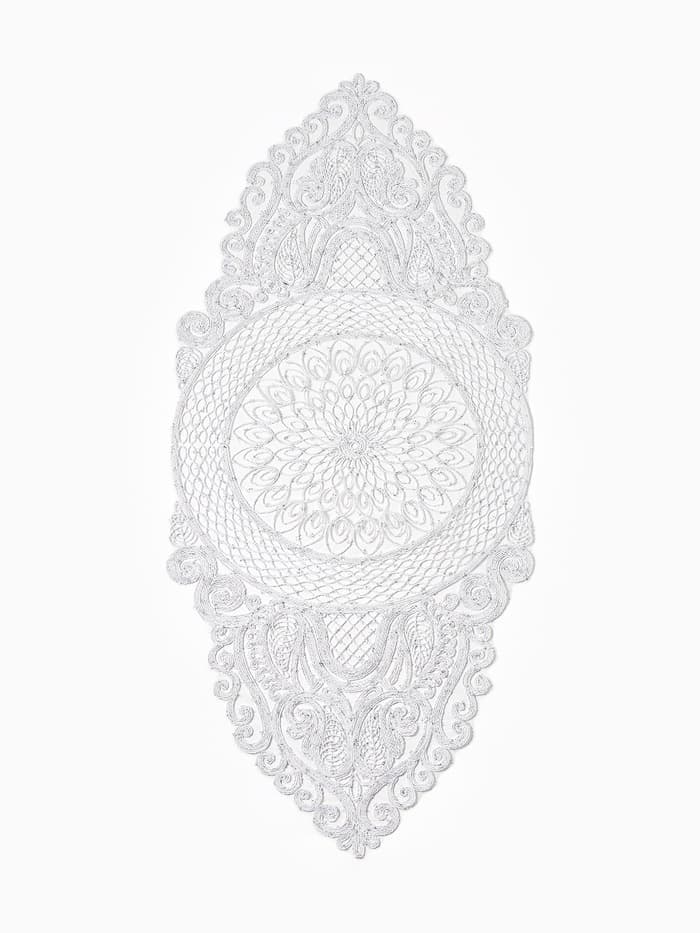 Дорожка на стол «Этель» ажурная, 40×90 см, белая