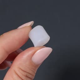 Беруши, 3.5×1 см, набор - 2 пары, в футляре, силиконовые, белые