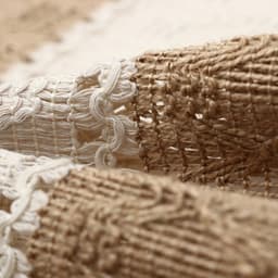 Дорожка на стол «Этель. Сканди узор», 32×150 см, 50% хлопок, 50% лён, коричневая