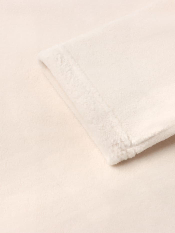 Свитшот детский флисовый MINAKU: Fleece Soft, бежевый, рост 134-140 см