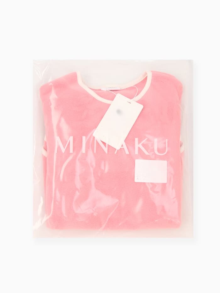 Свитшот для девочки флисовый MINAKU: Fleece Soft, розовый, рост 116-122 см