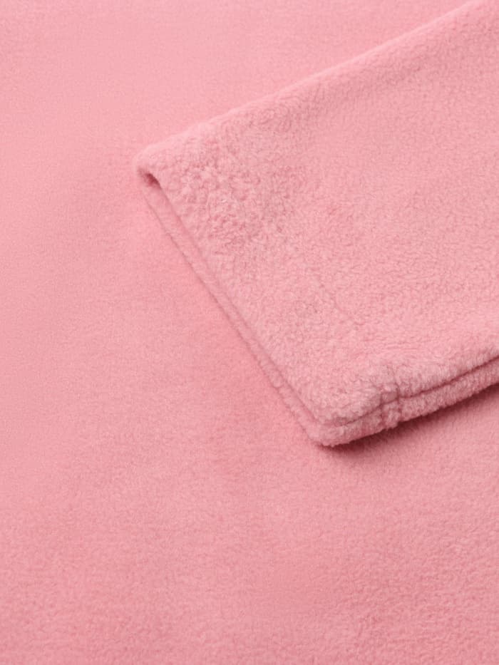 Свитшот для девочки флисовый MINAKU: Fleece Soft, розовый, рост 116-122 см