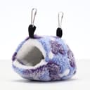 Домик для грызунов «Сердце», 10×15 см, флис, фиолетовый