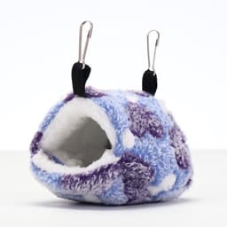 Домик для грызунов «Сердце», 10×15 см, флис, фиолетовый