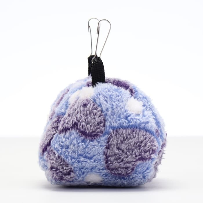 Домик для грызунов «Сердце», 10×15 см, флис, фиолетовый