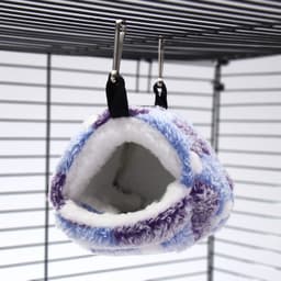 Домик для грызунов «Сердце», 10×15 см, флис, фиолетовый