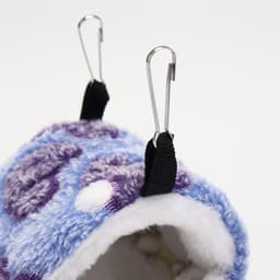 Домик для грызунов «Сердце», 10×15 см, флис, фиолетовый