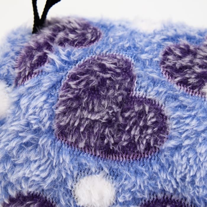 Домик для грызунов «Сердце», 10×15 см, флис, фиолетовый