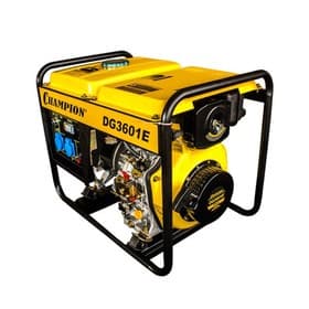 Генератор дизельный CHAMPION DG3601E, 4Т, 3 кВт, 220/12 В, 12.5 л, ручной/электростарт