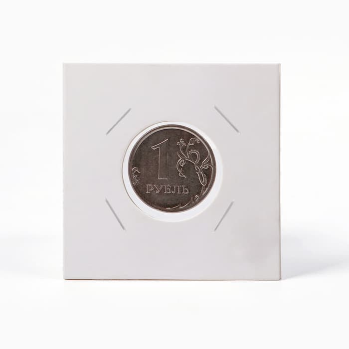 Набор холдеров для монет под скрепку, d=2 см, 50 шт.