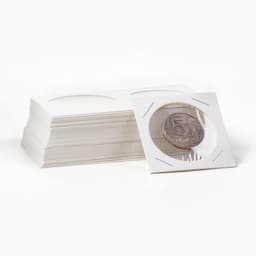 Набор холдеров для монет под скрепку, d=4 см, 50 шт.