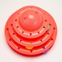 Игровой комплекс для коше «Пижон», 24.5×24.5×13 см, с 3 шариками, розовый