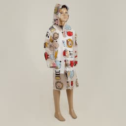 Дождевик детский «Звери», рост 125-155 см