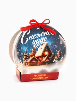 Чай подарочный «Снежное чудо», ассорти, 12.6 г (7 пакетиков × 2 г).