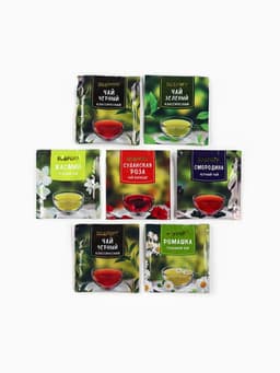 Чай подарочный «Счастья в новом году», ассорти, 12.6 г (7 пакетиков × 2 г).