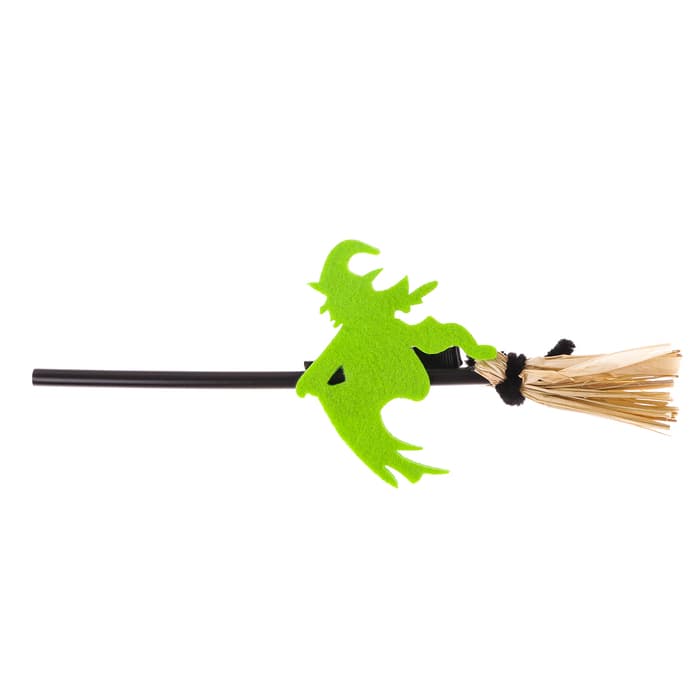 Заколка для волос на Хэллоуин «Ведьма на метле», МИКС