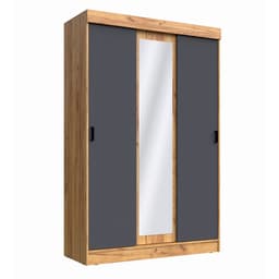 Спальный гарнитур «Бася», комплект 6 предметов, цвет графит/дуб крафт