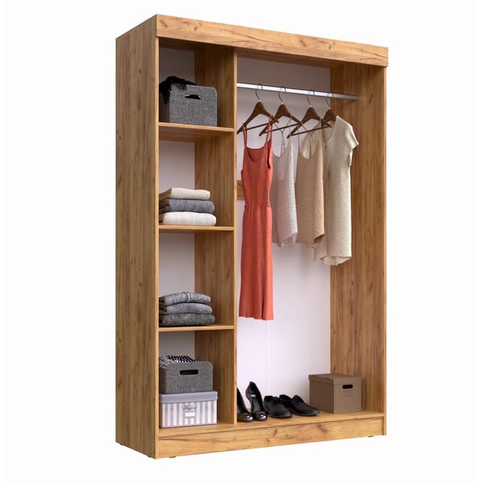 Спальный гарнитур «Бася», комплект 6 предметов, цвет графит/дуб крафт