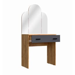 Спальный гарнитур «Бася», комплект 6 предметов, цвет графит/дуб крафт