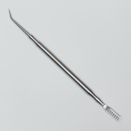 Инструмент для ламинирования ресниц, 12.5×0.5 см, серебристый