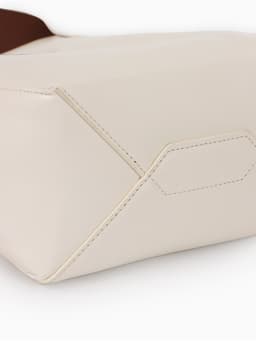 Сумка женская TEXTURA на винтовом замке, 24×11×24 см, белая