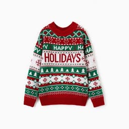 Джемпер детский новогодний вязаный KAFTAN: Holidays, зелёный, размер 32 (110-116 см)