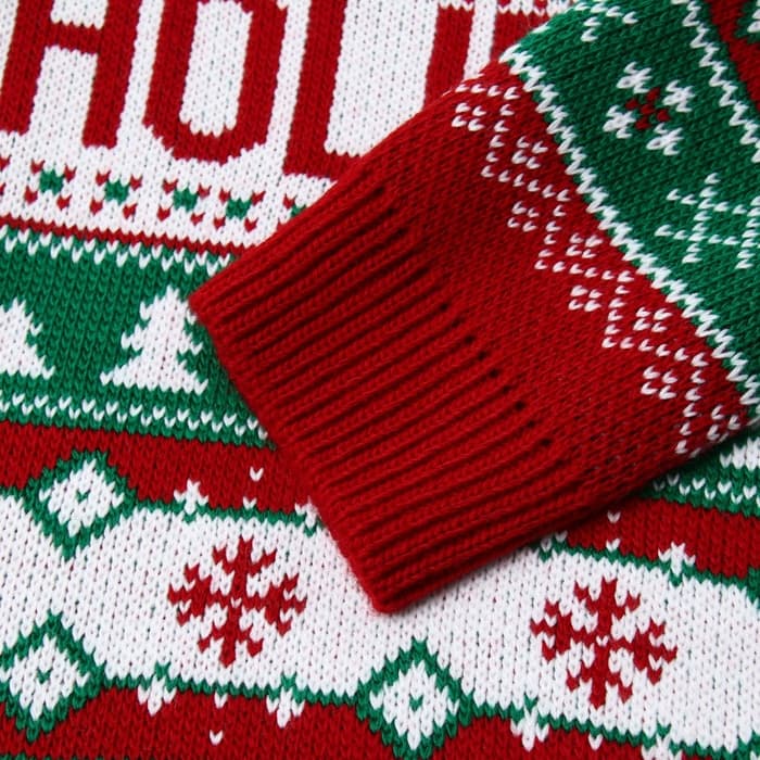 Джемпер детский новогодний вязаный KAFTAN: Holidays, зелёный, размер 34 (122-128 см)