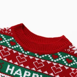 Джемпер детский новогодний вязаный KAFTAN: Holidays, зелёный, размер 36 (134-140 см)