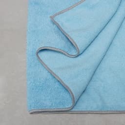 Тряпка для пола Raccoon, 250 г/м², 60×80 см, микрофибра, с оверлоком, 1 шт., голубая