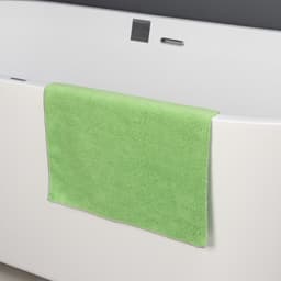 Тряпка для пола Raccoon, 250 г/м², 60×80 см, микрофибра, с оверлоком, 1 шт., зеленая