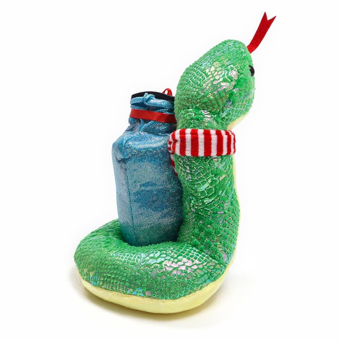 Игрушка-копилка змея новогодняя, мягкая Milo toys «Все сбудется»