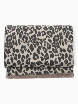 Палантин женский MIST Leo, серый, размер 68×190 см