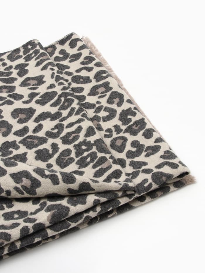 Палантин женский MIST Leo, серый, размер 68×190 см