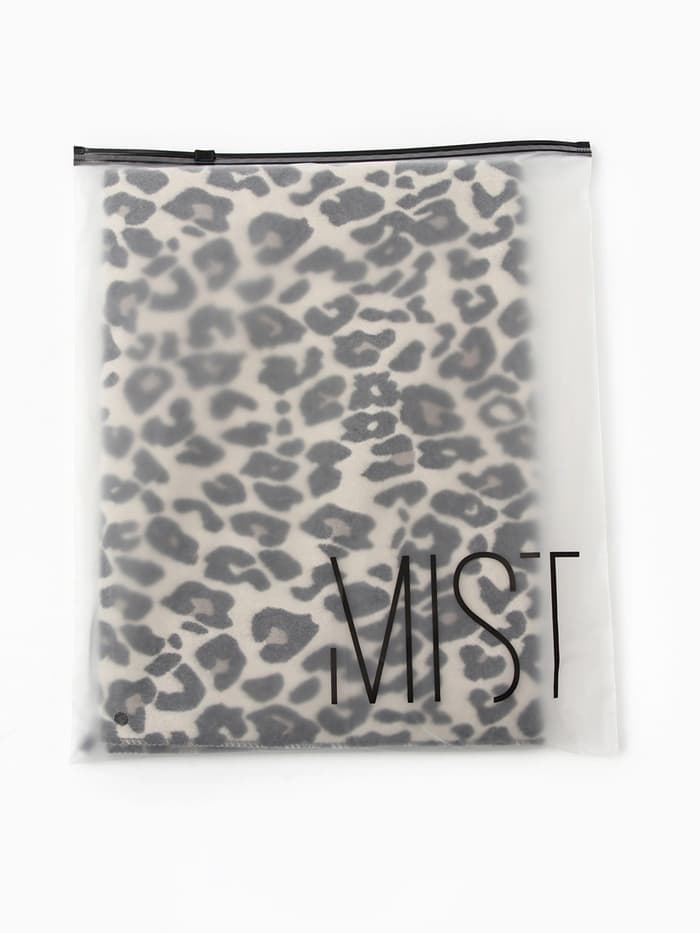 Палантин женский MIST Leo, серый, размер 68×190 см