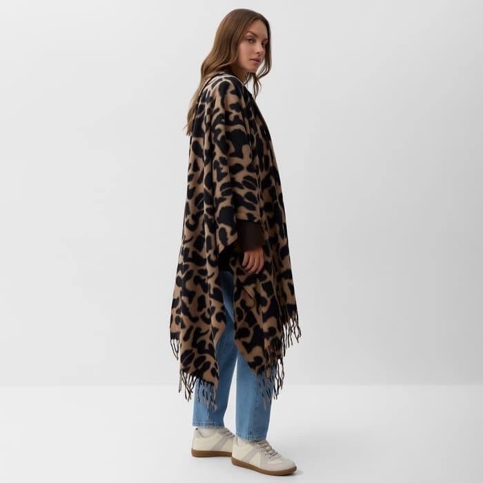 Палантин женский MIST Leo, бежевый, размер 70×180 см